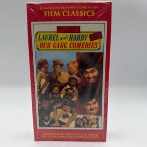 Laurel and Hardy Our Gang Comedies VHS Little Rascals Film Classics Sealed NEW